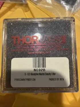 Ne02b Thorlabs - Unmounted 25 Mm Absorptive Nd Filter Optical Density