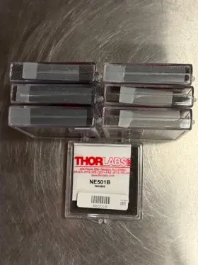 Ne501b Thorlabs Qty 7 New - Unmounted 1/2 Inch Absorptive Nd Filter Od 0.1