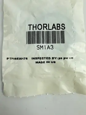 Sm1a3 Thorlabs - Adapter With External Sm1 Threads And Internal Rms #2
