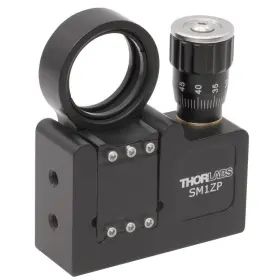 Sm1zp Thorlabs Z-axis Translation Mount Post Mountable 1/4 Inch -20 And 8-32 Taps