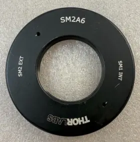 Sm2a6 Thorlabs Lens Mout Adapter Sm2 External Thread To Sm1 Internal