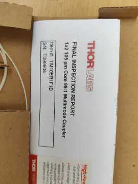 Tm105r1f1b Thorlabs T099604 - 1x2 Multimode Fiber Optic Coupler Low Oh 200 M Core #3