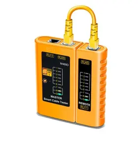 Trx5-0695 Treedix Rj45 Rj11 Network Cable Tester Ethernet Tool Telephone Yellow