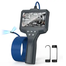 11.5ft-1920p Turn Raise At043 Endoscope Camera With Light 1920p Hd Industrial Borescope Grey
