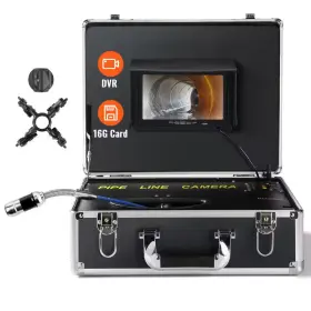 Vevor 313055484498 Sewer Camera 7 Inch Screen Pipeline Inspection 165 Ft. With Dvr Function 1