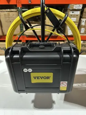 1200tvl Vevor 9600a Sewer Camera 150 Ft Pipe Inspection 9 Inch Screen Hd