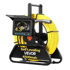 Jlkgdksy43yc2gy05001v9-250919 Vevor Sewer Pipe 4.3 In Screen Inspection Camera Borescope Ip68 164ft Cable