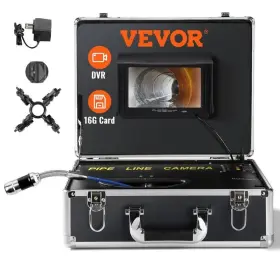 Lxkxsgdnkj720usjjv1 Vevor 7 Inch Screen Pipeline Inspection Camera 66 Ft. Sewer Ip68