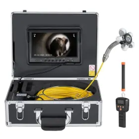 Lxkxsgdnkj9ymosqxv1-sk0508 Vevor 165 Ft. Sewer Camera 9 Inch Screen 512hz Locator Self-leveling For Pipe