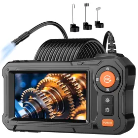 Borescope-g30 Winwend Endoscope Camera With Light - 4.3 Inch Lcd Screen Inspection Large Black