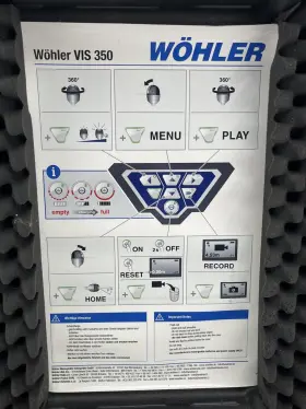 Vis-350 Wohler Vis 350 Inspection Camera Drain/sewer Scope With Replacement Covers #3