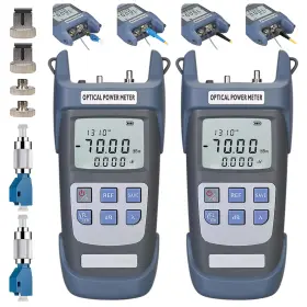 Xstus-ytj-glj-10mw-2pc Xunsomten - Fiber Optic Tester 3 In 1 Function Optical Power Meter