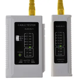 Rj12 Ywnegwe 027685132284 Rj45 Cable Tester - Network For Lan Phone Rj11 Gray