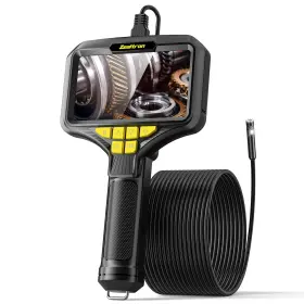 T52-a Zealtron Dual Lens Endoscope Camera With Light 5.0ftft Ips Screen Yellow