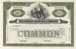 The Gould Coupler Company. Stock Certificate.. Fixed Price $50.00.