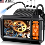 Daxiongmao Endoscope Camera With Light, 1080P Hd 4.3" P410 Borescope, Orange. Fixed Price $36.66.
