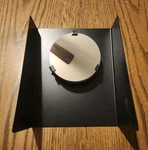 Edmund Scientific 4.25" Parabolic Precision Reflector Mirror With Mount. Fixed Price $177.00.