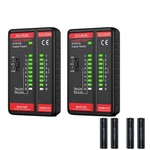 2X Habotest HT812A Portable Network Cable Tester Lan RJ45 RJ11 With Battery. Fixed Price $15.99.