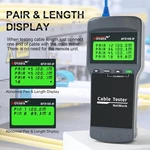 Noyafa NF-8108M RJ45 CAT5E CAT6E Network Lan Cable Wire Length Tester Remote. Fixed Price $52.95.