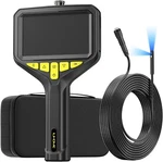 Ilihome Dual Lens Endoscope Camera With Light, 16.5FT Cable Digital Borescope. Fixed Price $45.96.