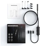 Endoscope Camera With Light, 1920P Hd Borescope 8 Led Lights 16.4FT. Fixed Price $25.00.