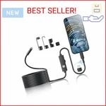 Kinpthy Endoscope Camera With Light, 1920P Hd Borescope Tools 8 Adjustable. Fixed Price $28.58.