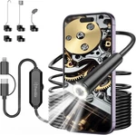 Endoscope Camera With Light, 1920P Hd Borescope 8 Led Lights 16.4FT. Fixed Price $17.99.