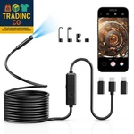 Endoscope Camera With Light, 1920P Hd Borescope 8 Led Lights, 16.5 Ft Semi-. Fixed Price $28.99.