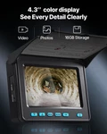 Vevor Sewer Camera, 66 FT/20M, 4.3" Drain Inspection IP68 Waterproof Sna. Fixed Price $245.95.