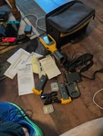 Fluke TI90 Thermal Imager, Case, Batteries, Charger, And Wireless Cards Read. Fixed Price $500.00.
