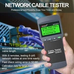 Noyafa NF-8108M RJ45 CAT5E CAT6/6E Network Lan Cable Wire Length Tester Remote. Fixed Price $52.95.