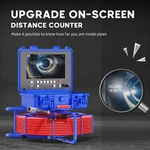 Sewer Camera 164FT Pipe Inspection 512HZ Self-leveling W/ Meter Counter. Fixed Price $599.99.