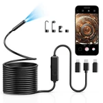 Vorth Endoscope Camera With Light, 1920P Hd Borescope 8 Led 33 Ft, Black. Fixed Price $35.26.