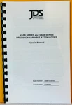 Jds VA6B71+1AFA0 VA5B Series & Precision Attenuators User's Manual.. Fixed Price $39.99.