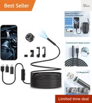 Endoscope With Light, 1920P Hd Borescope Camera, Waterproof SNAKE,16.4.... Fixed Price $29.99.