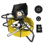 Sewer Camera 10M/32FT, 4.3" Pipe Snake With Dvr Function, Drain Plumbi.... Fixed Price $255.21.