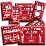 Red Fire Alarm Pull Down Push Light Switch Outlet Wall Plate Man Cave Room Decor. Fixed Price $16.19.