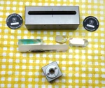 Hewlett Packard Hp 10774A Straightness Optics Prism Ok, Reflector Broken-read. Fixed Price $139.00.