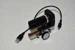 Imaging Development Systems Ids UI-1540LE-M-GL-TRIGGER Camera & Edmund Rail. Fixed Price $100.00.