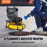 Vevor Sewer Camera Pipe Inspection 9-INCH 720P Screen 393 Ft. Fixed Price $908.88.