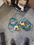 2 Cognex Cameras 800-5855-1R D With Cables Bracket Prox Light. Fixed Price $500.00.