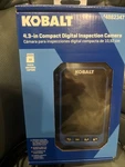 Kobalt Digital Inspection Camera 4.3" Lcd Screen + 32GB Card Batteries *sealed. Fixed Price $59.99.