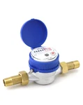Qwork Water Meter, 1/2" Npt 304 Stainless Steel Cold Flow Pack. Fixed Price $30.11.