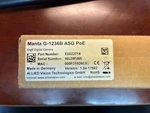 Allied Vision E0022718 G-1236B Asg Poe Camera Per Order. Fixed Price $1250.00.