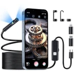 Dual Lens Endoscope Camera With Light Borescope 1920P Hd Inspection. Fixed Price $23.99.
