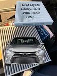 Reject Cabin Air Filter For Toyota Camry RAV4 Chr Yaris Hilux Lexus Nx Rx Es. Fixed Price $11.40.