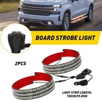 2PCS 60 Inch Emergency Truck Strobe Lights Strip Led Running Board Bar Ec. Fixed Price $31.99.