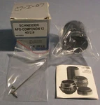 Schneider Kreuznach Apo-componon 12 40/2.8 Lens 40MM Focal Length. Fixed Price $899.99.
