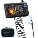 Acoath Borescope, Endoscope Camera With Light, Dual-lens 1080P 16.5FT, Black. Fixed Price $46.86.