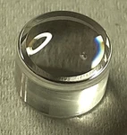 Edmund #87-124 (87124) Molded Aspheric Lens, 0.40 Na, 6.24MM Fl, Uncoated. Fixed Price $12.00.